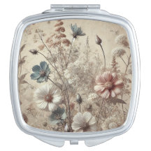 Espelho ✨ Compacto Floral Luxurioso | Nature-Inspi
