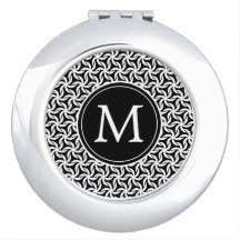 Monograma de Grade Hexagonal de Padrão Geométrico