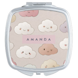 Espelhinho Nuvens de Sorriso de Kawaii Cute Personalizadas