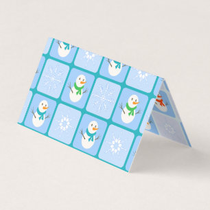 Espelho de neve e flocos de neve com verificação d