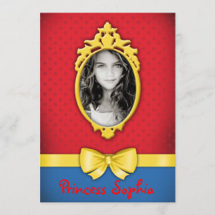 Espelho, espelho na princesa convite da parede