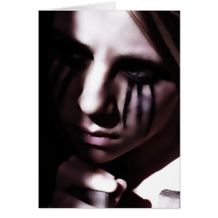 Espera no cartão da escuridão