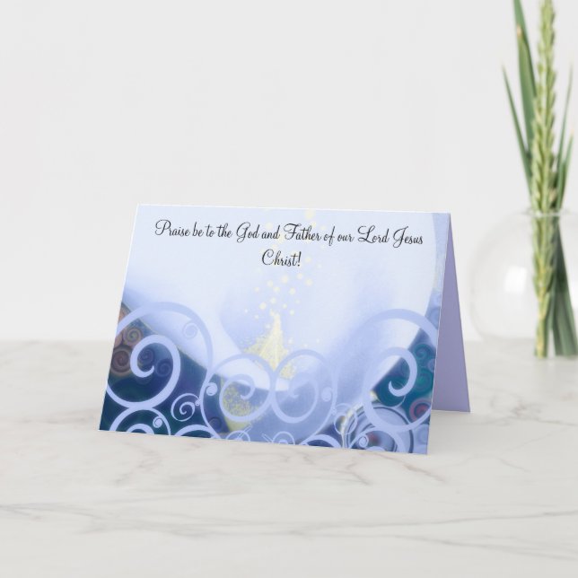 Esperança cristã do cartão de páscoa em sua (Frente)