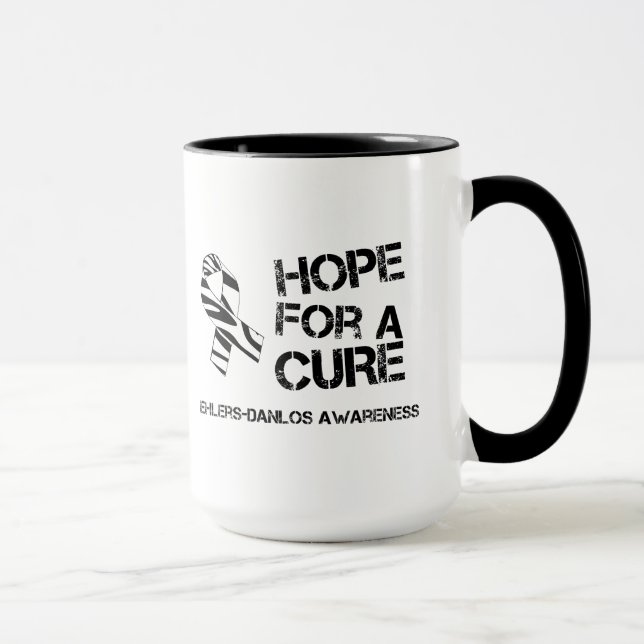 Esperança do EDS para uma caneca da fita da listra (Direita)