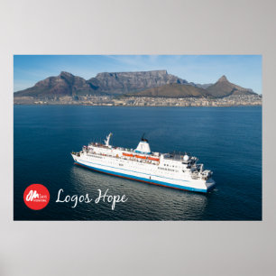 Esperança dos logotipos no impressão de Cape Tow