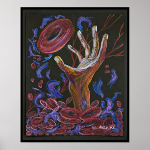Esperança - Impressão de Arte de Células Falsif