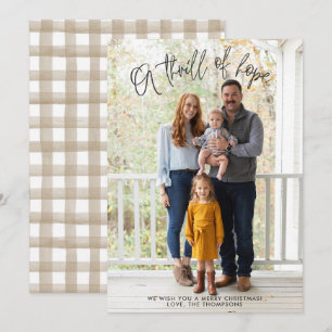 Esperança: Natal, Cartão Religioso