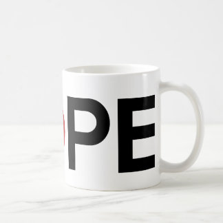 Esperança para a caneca de Japão