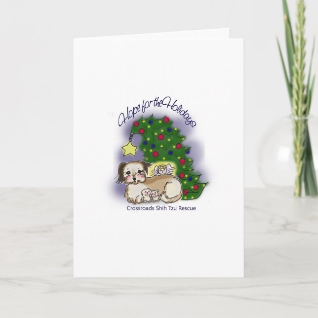 Esperança para o cartão dos feriados com história (Frente)