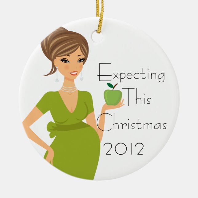 Esperando estes enfeites de natal (Frente)