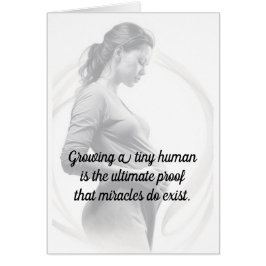 Esperando, Parabéns No Cartão De Gravidez