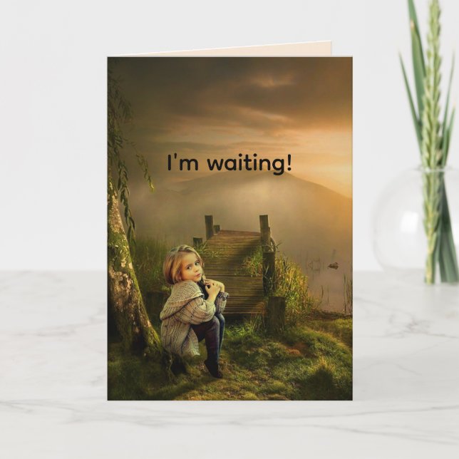 ESPERANDO PENSAR EM VOCÊ PERDER O CARTÃO (Frente)