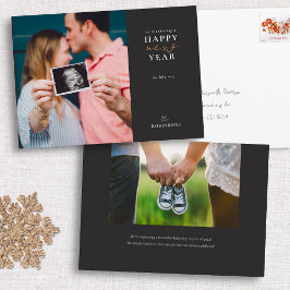 Esperando um Cartão com fotos de feriado do Feliz