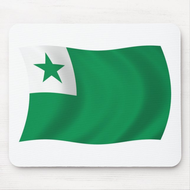 Esperanto Flag Mousepad (Frente)