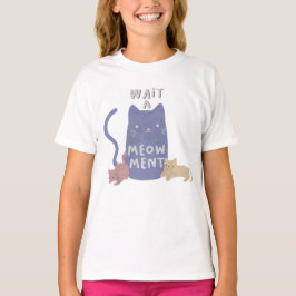 Espere um T-Shirt Meow