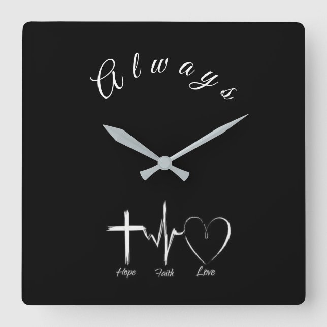 ****ESPERO FÉ E AMOR**** RELÓGIO (Frente)