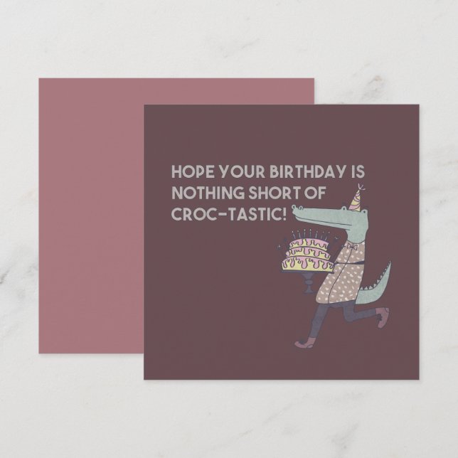 Espero que o seu aniversário não esteja longe de s (Frente/Verso)