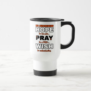 Espero que Reze Deseje... Caneca de viagem da MS