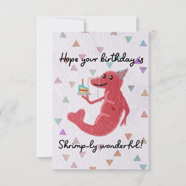 Espero que seu aniversário seja maravilhoso! Birth (Frente)