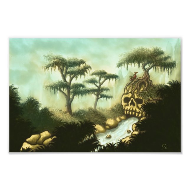 espinhas de gigantes impressão de fotografia de fa (Frente)