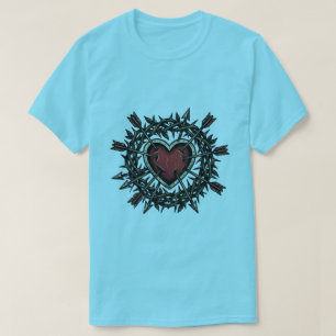 Espinhos e Flechas Camiseta Vintage Tattoo Flash
