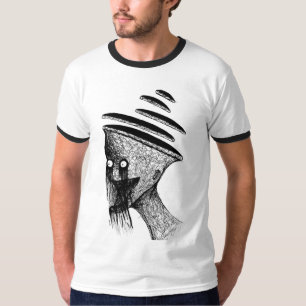 Espinning Mind - Abstrato Dark Art T-shirt Design