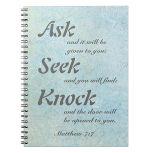 Espiral 7:7 de Matthew, caderno