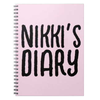 ESPIRAL AGENDA PERSONALIZADA COM NOME CADERNO DE NOTAS PER