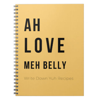 Espiral Ah Love Meh Belly – Caderno de Receitas Caribenhas