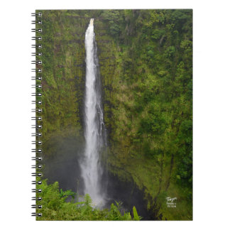Espiral Akaka Falls, caderno no Havaí