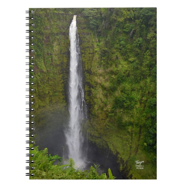 Espiral Akaka Falls, caderno no Havaí (Frente)