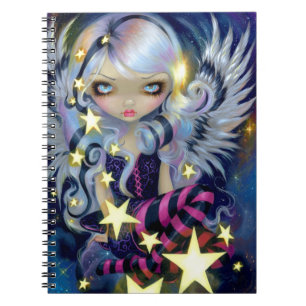 Espiral "Anjo caderno da luz das estrelas"