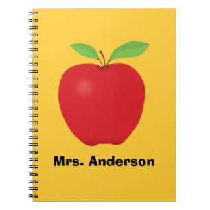 Espiral Apple personalizou com o caderno do nome do