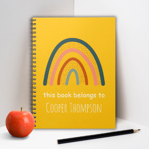 Espiral Arco-íris amarelo este livro pertence ao caderno d