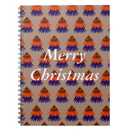 Espiral Árvore de Natal Multicolorida - Caderno