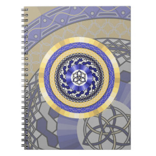 Espiral As cores do caderno do ano novo