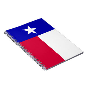 Espiral Bandeira do caderno de Texas