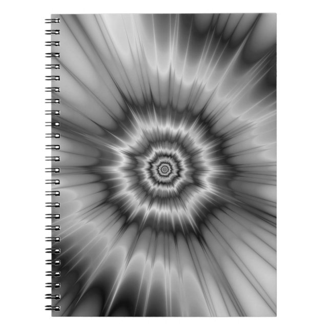 Espiral Black and White Bang! Caderno (Frente)
