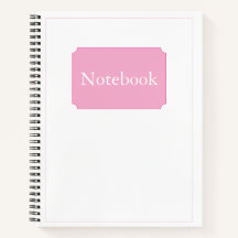 Espiral Branca, Rosa, Mínimo Elegante Simples