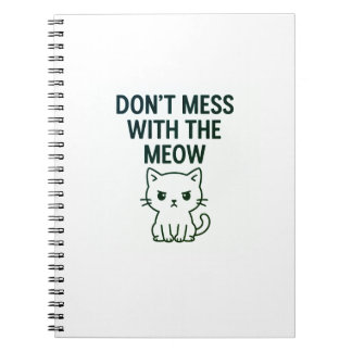 Espiral Brinque com o Mia – Caderno de Gato Doce mas Psicó