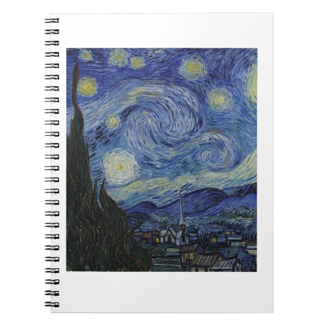 Espiral Caderno A Noite Estrelada (Frente)