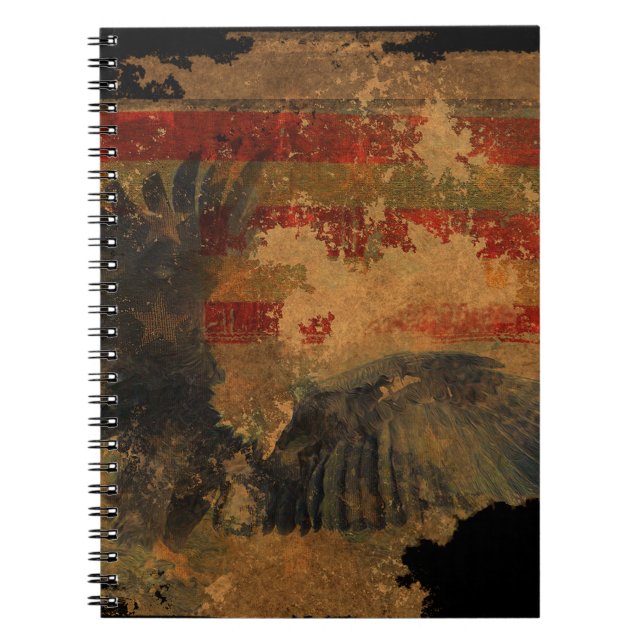 Espiral caderno águia americana (Frente)