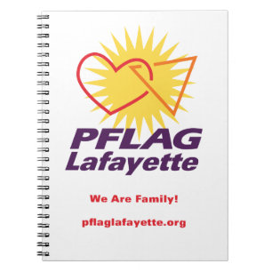 Espiral Caderno alinhado Lafayette de PFLAG (8,5" x 11")