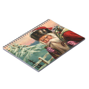Espiral Caderno alpino do papai noel