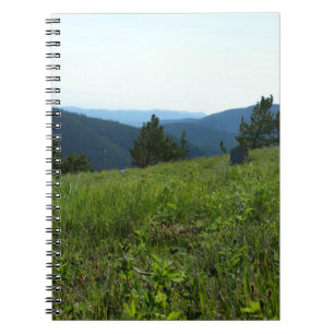 Espiral Caderno alpino do prado