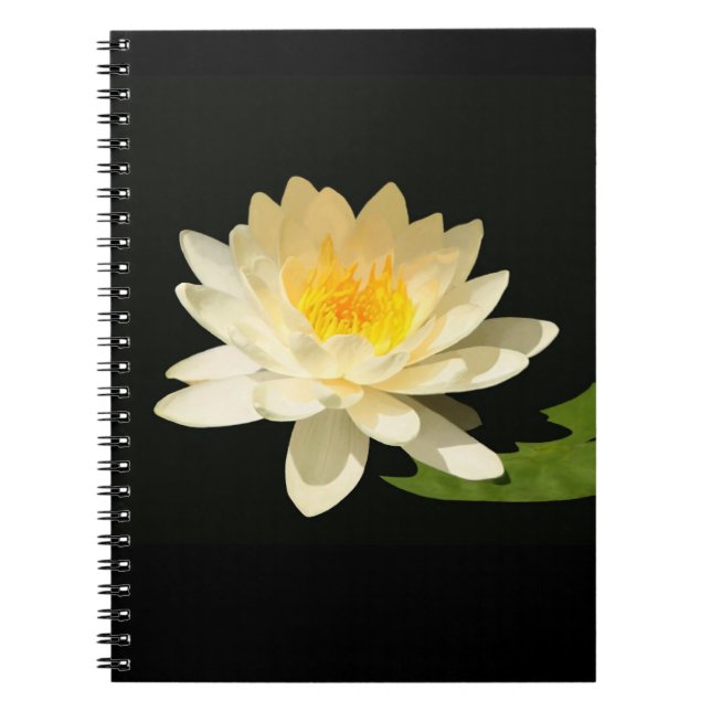 Espiral Caderno amarelo de Waterlily (Frente)