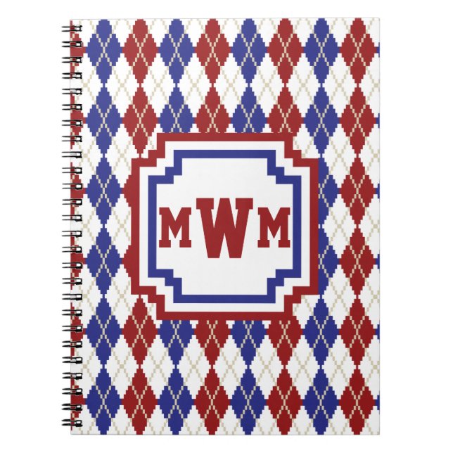 Espiral Caderno Americana Argyle (Frente)