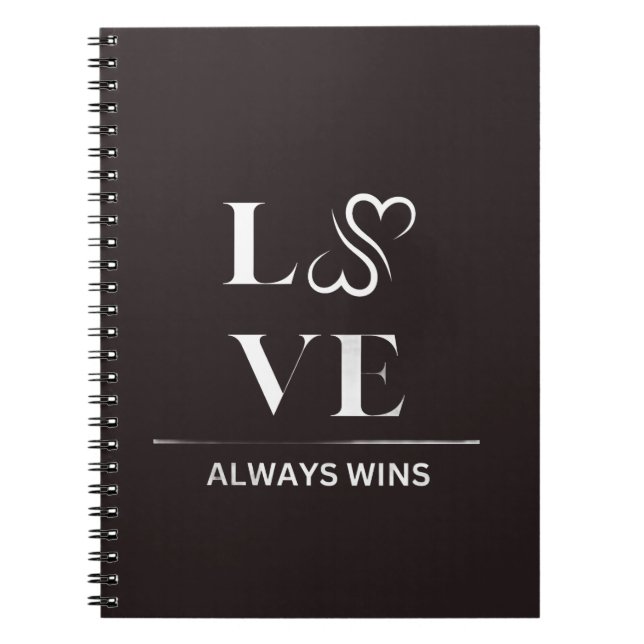 ESPIRAL CADERNO AMOR SEMPRE VENCE (Frente)
