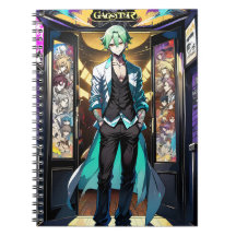 Caderno Anime Mistério no Centro