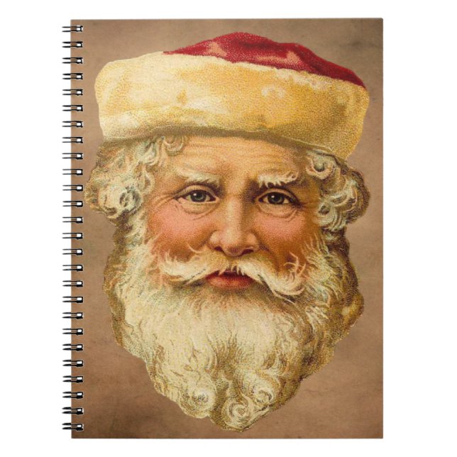 Espiral Caderno Antigo Papai Noel (Frente)
